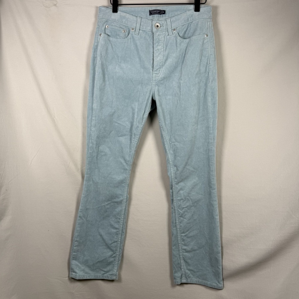Vineyard Vines Pants Womens Size 4 28 Light Blue Corduroy Casual‎ Warm RN 134578